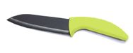 Yoko Design 1090 keramische mes, PVC-handvat, 28 x 5 x 1,2 cm, zwart/groen