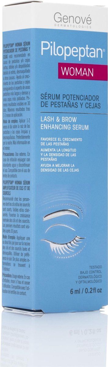 Pilopeptan Vrouw Serum Tabs - Wenkbrauwen - 6 Maanden - 8423372800429