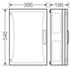 Hensel FP 0461 68000310 Boîtier 366 x 546 x 186 plastique 1 pc(s)