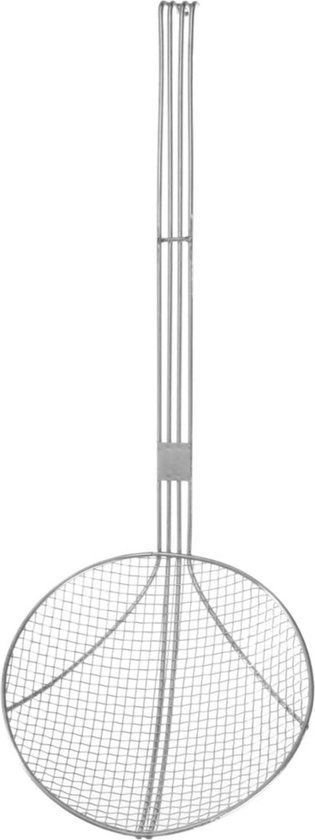 HENDI Frituurschep – Versterkte draadgreep – Roestvast staal – Ø220x540 mm – Vaatwasmachinebestendig