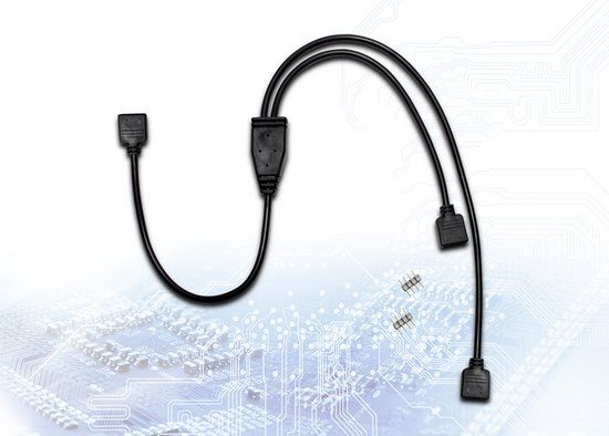 Inter-Tech RGB Verteiler 2-fach 0,48 meter S-Video (4-pin)