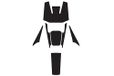 PUIG 21757N tankbescherming voor scooter, Scratch Saver, zwart