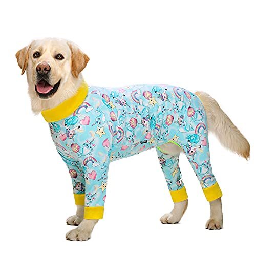 JRKJ Hondenkleding camouflage hond pyjama jumpsuit lichtgewicht hond kostuum onesies voor middelgrote grote honden meisje/jongen shirt