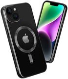 Coverzs hard case met camera cover geschikt voor iPhone 12 (zwart)