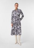 COMMA Blousejurk navy / duifblauw / wit