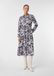 COMMA Blousejurk navy / duifblauw / wit