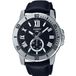 Casio Heren Polshorloge Zwart Analoog Quartz Stalen Kast 45mm