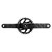 SRAM XX1 Eagle FAT4 175mm, 30T DM, zwart zonder DUB binnenlagers, 00.6118.526.008 crank, 170mm, Fatbike 4" variant