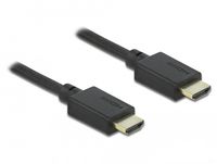 Delock 85389 câble HDMI 2,5 m HDMI Type A (Standard) Noir