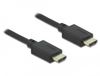 Delock 85389 câble HDMI 2,5 m HDMI Type A (Standard) Noir