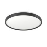 EGLO connect.z Smart Home LED-plafondlamp Mozoncillo-Z, ZigBee + Matter | app- en spraakbediening Alexa, warm- tot koudwit, RGB, dimbaar, zwart-wit, Ø 48,4 cm