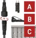 EMOS Basisset voor koppelkettingen Standard – ijspegels, 2,5 m, voor buiten, koudwit, timer, D1CC03