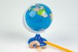 Merkloos / Sans marque Edco Eindhoven Bv Wereldbol puntenslijper - 18 cm - Blauw