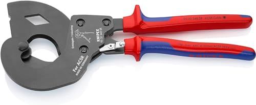 Knipex ACSR Cable Shear for Overhead Power Lines (Ratchet) 95 32 340 SR