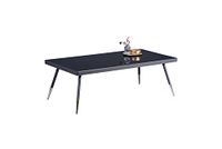 M2 Kollektion Rom 2 salontafel, metaal, antraciet, goud, zwart, 120 x 41 x 60 cm