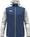 Jako Dynamic Jas Met Kap Dames - Nachtblauw / Wit / Lichtgrijs | Maat: XL