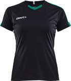 Craft Progress Contrast Shirt Korte Mouw Kinderen - Zwart / Groen
