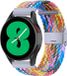 By Qubix - Braided nylon bandje - Multicolor Spring - Geschikt voor Huawei Watch GT 4 / GT 5 (41mm) & GT 5 Pro (42mm)