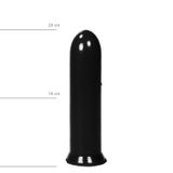 All Black Zwarte anaal dildo 19.5 cm