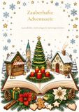 Zauberhafte Adventszeit: Ausmalbilder, Farbvorlagen & Adventsgeschichten