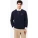 Lacoste Relaxed Fit Poloshirt lange mouw donkerblauw, Effen