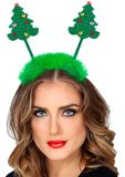 Finidi Haarband kerstbomen met pluche