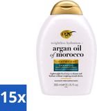 OGX Argan Oil of Morocco Shampoo - Lichtgewicht - Pour un usage quotidien - 385 ml - Lot économique - 15 pièces