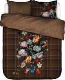 Essenza x Mauritshuis Beautiful Bouquet Dekbedovertrek - Lits-jumeaux - 240x200/220 cm - Bruin