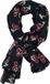 Rock Daddy Rockabella Cherrys Tuch Dames Doek - Zwart/Groen/Rood