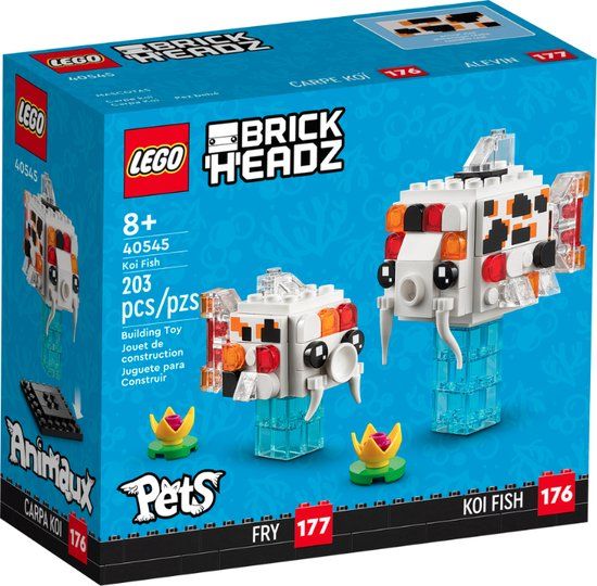 LEGO Brickheadz 40545 Koi Karpers - 203 onderdelen - 8+ jaar