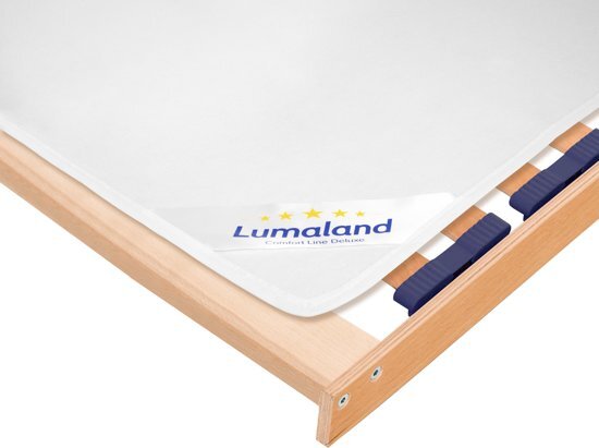 Lumaland - Vilten oplegger voor lattenbodem - matrasbeschermer - 160 x 200 cm