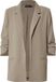 SOAKED IN LUXURY SLSHIRLEY BLAZER - Brindle Grey