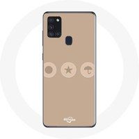 Maniacase Etui voor Samsung Galaxy A21S Inktvis spel Bonbon Dalgona