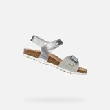 GEOX ADRIEL sandales fille argent