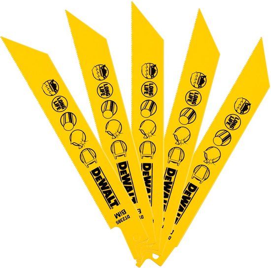 DeWalt DT2385 Reciprozaagblad - Metaal - 5 stuks