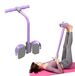 Merkloos Buiktrainer - Sit-up trainingsapparaat - 6 elastische touwen - Veelzijdige weerstandsband