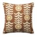 Chhatwal & Jonsson Alok Housse de coussin 50x50 cm Spicy Taupe-Yellow