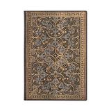 Paperblanks 12-maandenkalender, softcover Flexi 2025, restauratie, midi, horizontaal, elastische bandsluiting