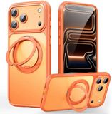 Selected by GSMpunt.nl Premium Hoesje geschikt voor Apple iPhone 17 Pro - MagSafe Kickstand - Oranje