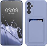 kwmobile Samsung Galaxy A34 5G hoesje met pasjeshouder - TPU case in lavendel