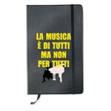 ALL YOU CAN TEE Muziekwetenschapper, notitieboek La Musica