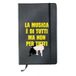 ALL YOU CAN TEE Muziekwetenschapper, notitieboek La Musica