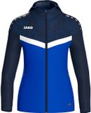 Jako Iconic Jas Met Kap Dames - Royal / Marine | Maat: 44