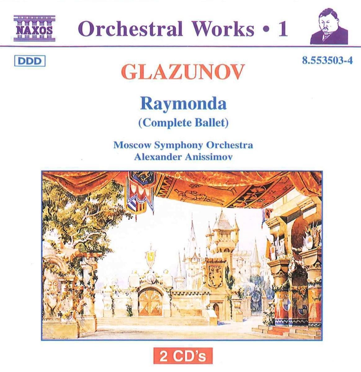 OUTHERE Glazunov: Raymonda / Anissimov, Moscow Symphony Orchestra - Muziek