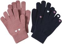 Vertbaudet Set van 2 paar magische handschoenen meisjes marineblauw