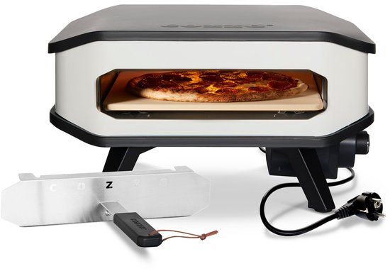 Cozze 13 inch - Elektrische Pizza Oven - Ø 34 cm - Zwart/Wit