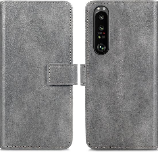iMoshion Hoesje Sony Xperia 1 III - Bookcase - Grijs