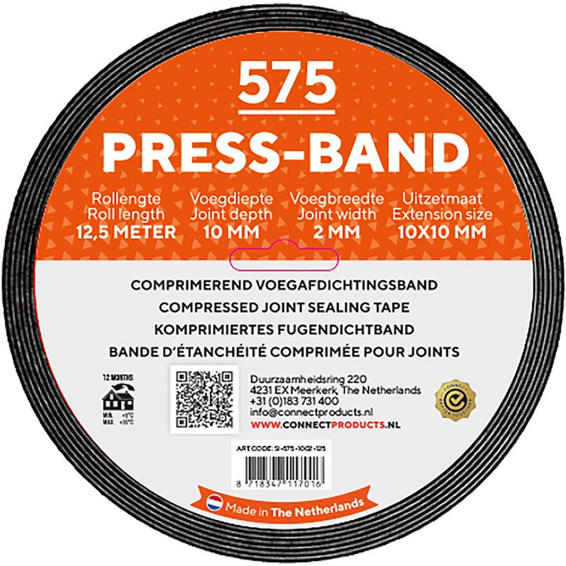 Seal-it 575 PRESS-BAND 20/4 (20x20mm) x 8m
