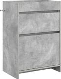 vidaXL Badkamer Onder Wasbak Kast Betongrijs 56 x 37,5 x 81 cm