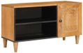 vidaXL Meuble TV marron clair 80 x 33 x 46 cm bois d'ingénierie